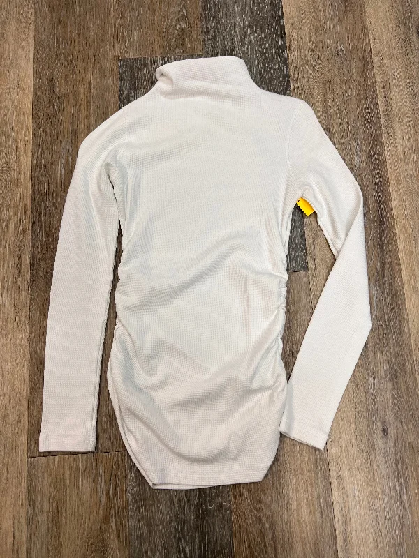 Markdown Madness Top Long Sleeve By Southcott In White, Size: S