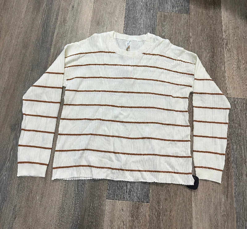 Massive Deals Top Long Sleeve By Wishlist In Striped Pattern, Size: L