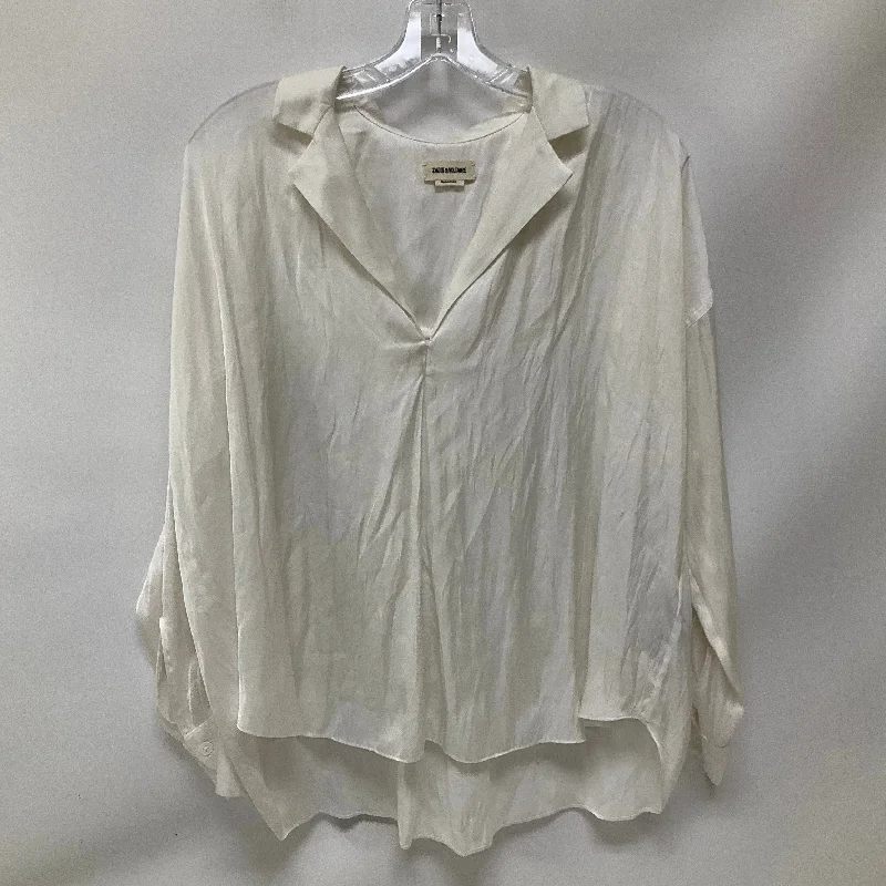 Can't Miss Top Long Sleeve By Zadig And Voltaire In Ivory, Size: S