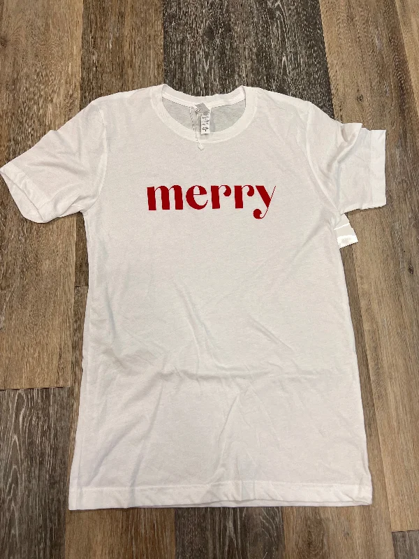 Loyalty Reward Top Short Sleeve By Canvasback In White, Size: S