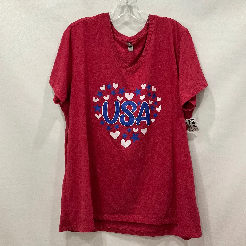 Doorbuster Deal Top Short Sleeve By DISTRICT  Size: 4x