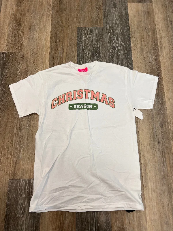 Big Savings Top Short Sleeve By Super MRKT In Christmas, Size: S/M