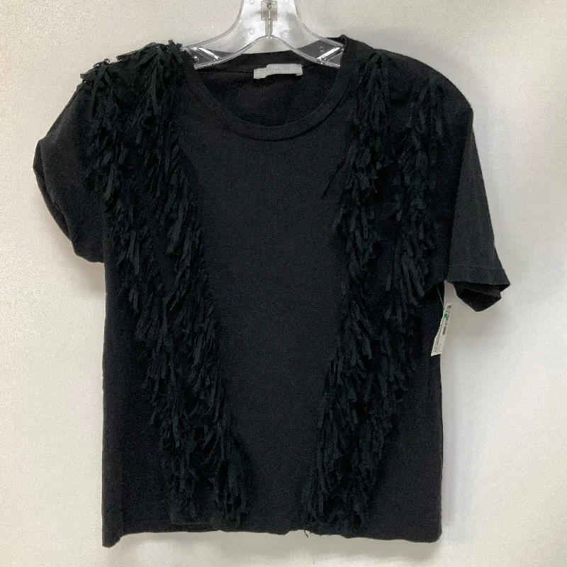 Unbeatable Prices Top Short Sleeve By Zara In Black, Size: S