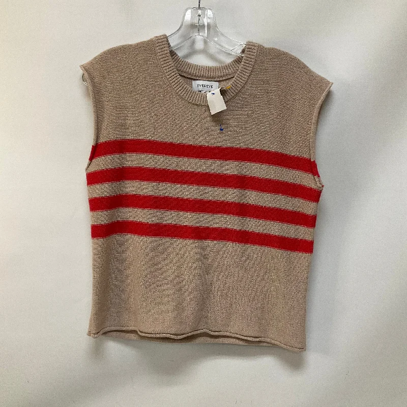 Seasonal Clearance Top Sleeveless By Evereve In Striped Pattern, Size: Xs