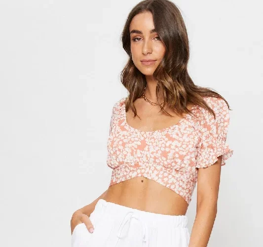 Fashion short tops | Exercise your waistline and show your confidence and vitality